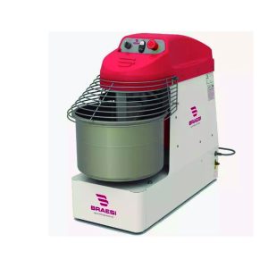 AMASSADEIRA ESPIRAL BRAESI 15 KG MONOFASICA 02 VELOCIDADES COM NR-12 MOTOR 1,2CV