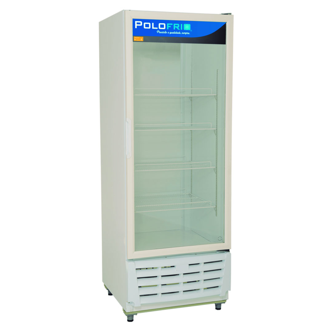 GELADEIRA VERTICAL VISA COLLER C/ PORTA DE VIDRO POLO FRIO 450 LITROS C/ CONTR