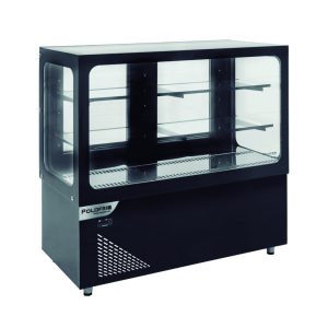 BALCAO SECO GOURMET 1,44 MT POLO FRIO VIDRO RETO (QUADRADO) 6047