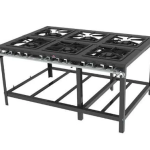 Fogão Baixa Pressão 43x43 PMD 600f 06 Bocas Duplas Progás