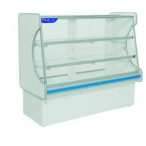 Balcão Refrigerado  Ar Forçado Pop Luxo 1,00m Vidro Reto Polo Frio