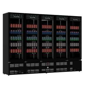 Auto Serviço para Bebidas (0°C a +5°C) 05 Portas de Vidro Mondrian Polo Frio