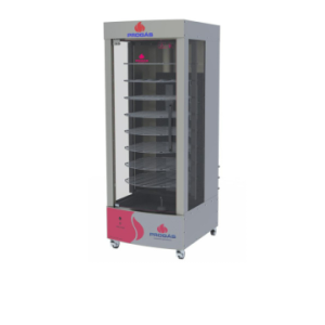 Forno Multiuso Giratório 128Kg 8 Grelhas A Gás Bivolt Progás