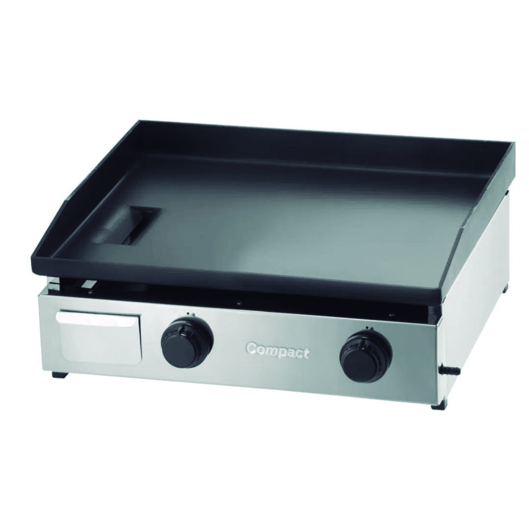 Chapa Bifeteira Profissional Para Lanches GLP 60cm Gás - Compact