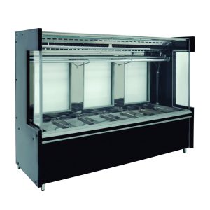 Balcão Refrigerado Tendal Vidro Reto 1,50m com Estrutura Inox Inox Polo Frio